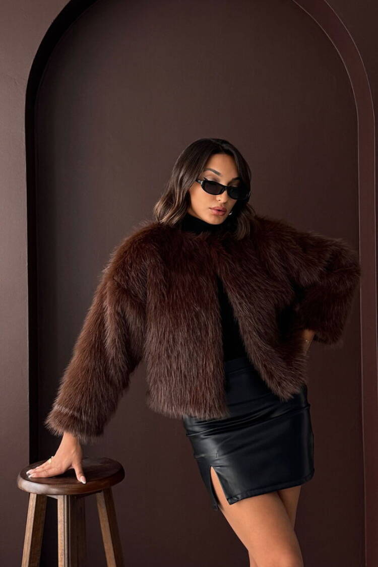Glam Elegant Fur Jacket - Brand: Topshow - Women & Kids, Baby Clothes Wholesale - Globality Store
