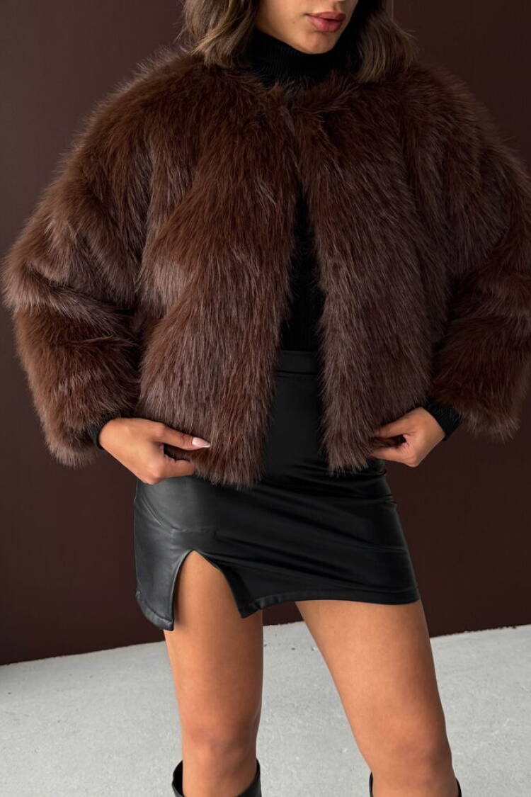 Glam Elegant Fur Jacket
