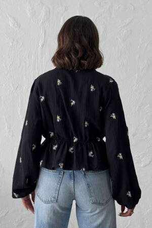 Floral Casual Boho Blouse With V-Neck - Brand: Topshow - Women & Kids, Baby Clothes Wholesale - Globality Store