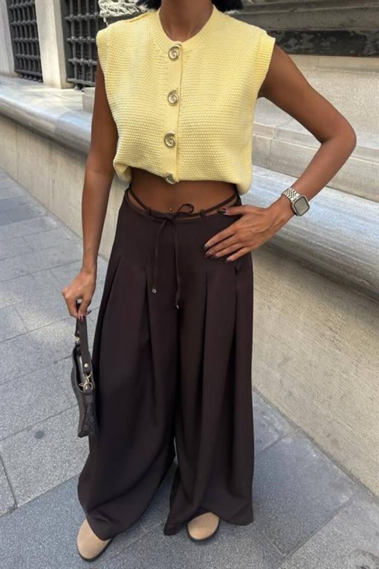 Casual Streetwear Elegant Palazzo Pants
