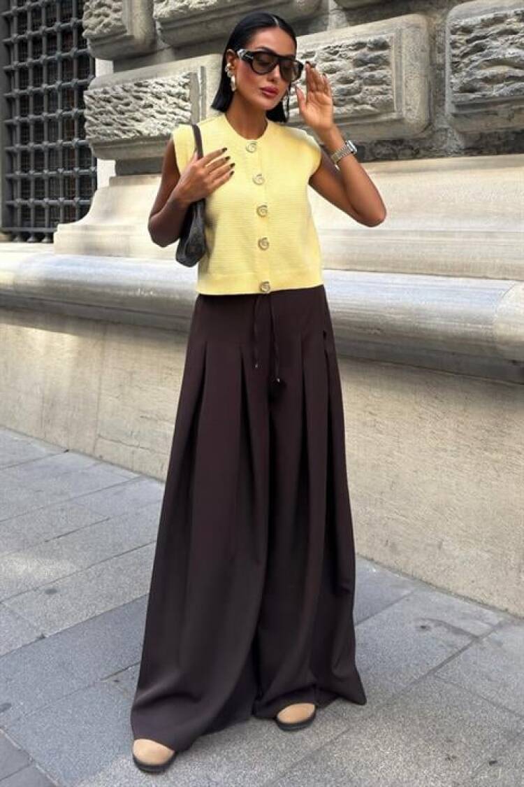 Casual Streetwear Elegant Palazzo Pants