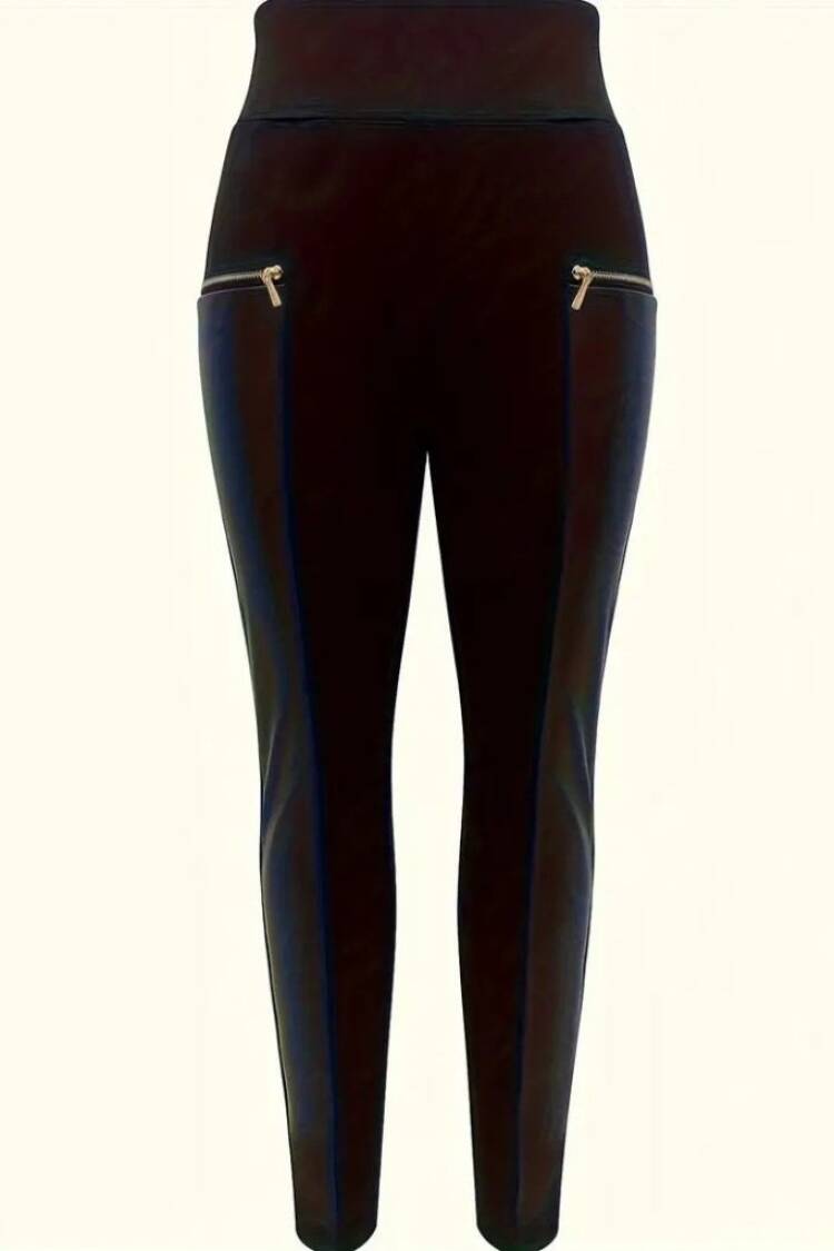 Black Leggings High Waist Skinny Long Pants