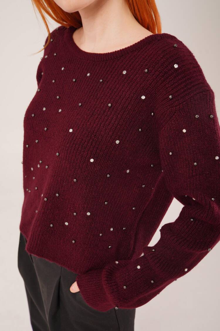 Sweater With Sequined Design