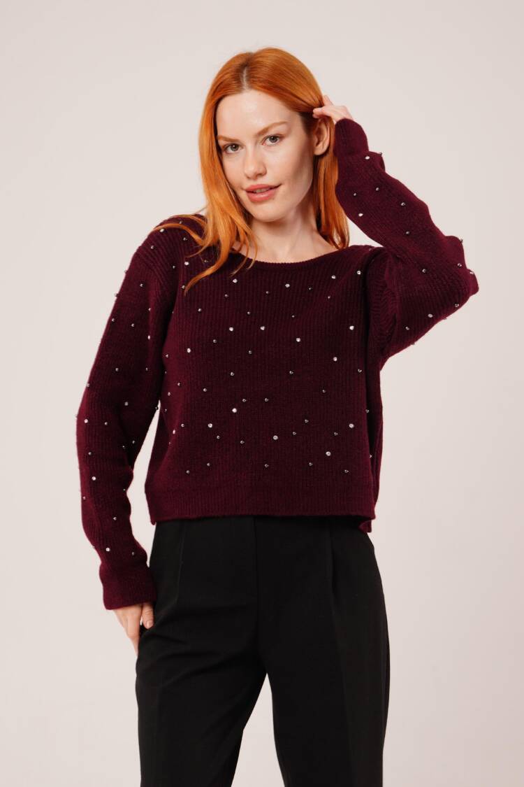 Sweater With Sequined Design