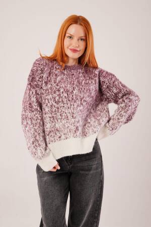 Mix Color Sweater Oversized Fit Round Neck - Brand: Lustrin - Women & Kids, Baby Clothes Wholesale - Globality Store