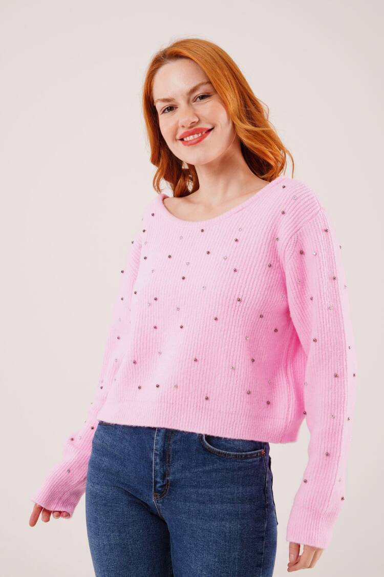 Sweater Oversized Fit Sequined Casual Glam - Brand: Lustrin - Women & Kids, Baby Clothes Wholesale - Globality Store