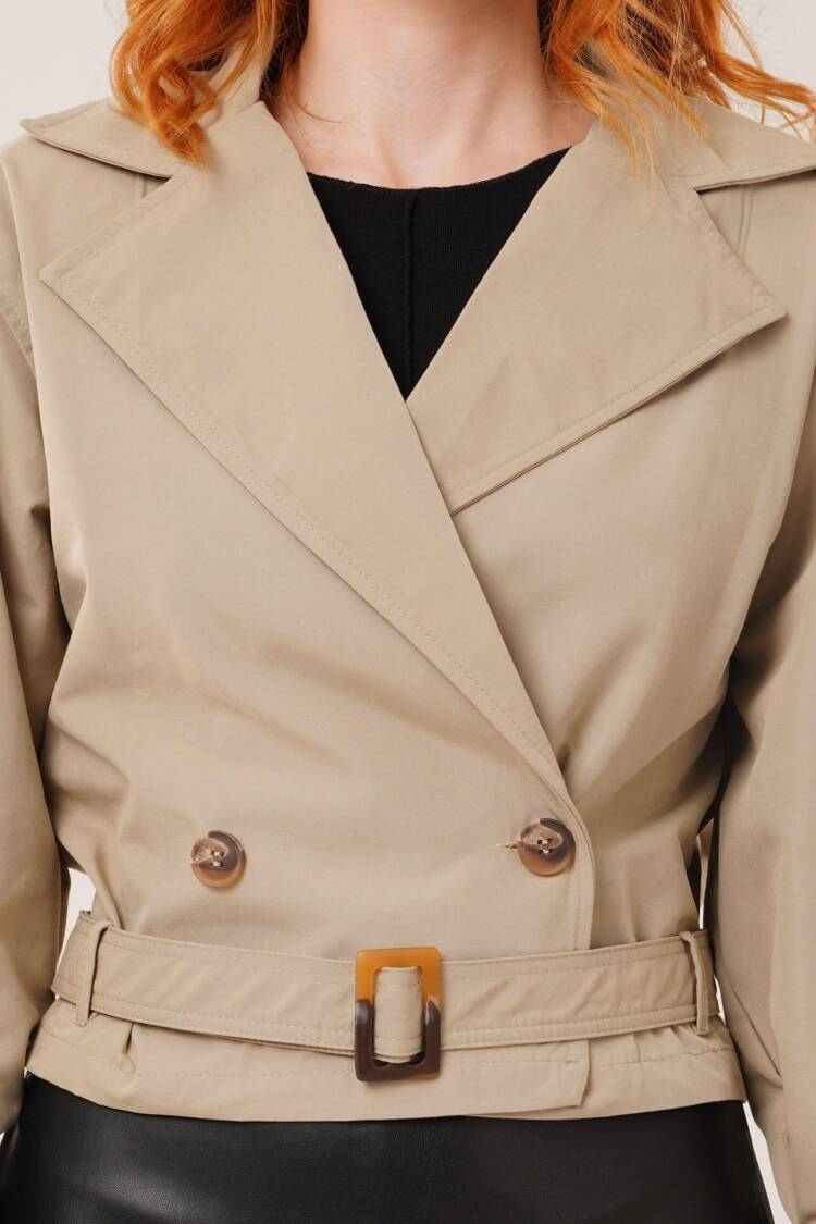 Trenchcoat Classic Single-Breasted Buttoned Coat