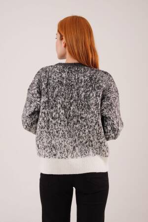 Grey Oversized Fit Marble Sweater - Brand: Lustrin - Women & Kids, Baby Clothes Wholesale - Globality Store