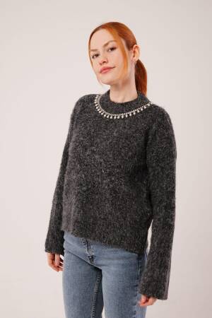 Black Casual Elegant Sweater - Brand: Lustrin - Women & Kids, Baby Clothes Wholesale - Globality Store