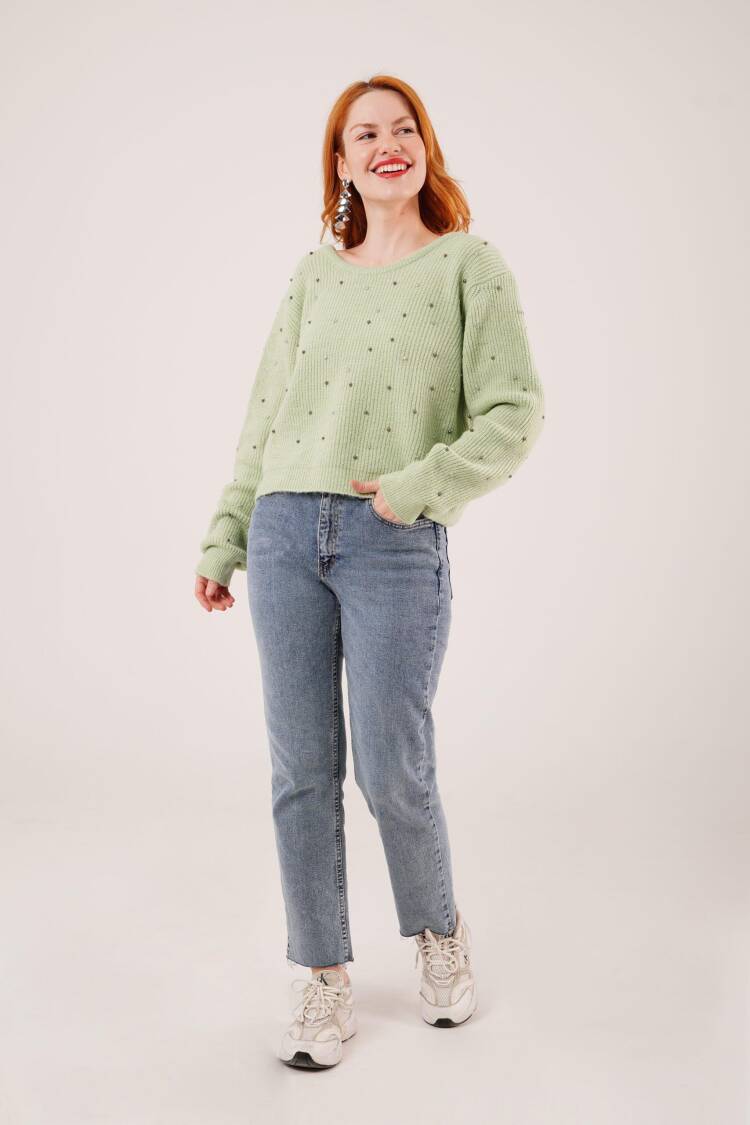Sweater With Sequined DetailRegular Fit