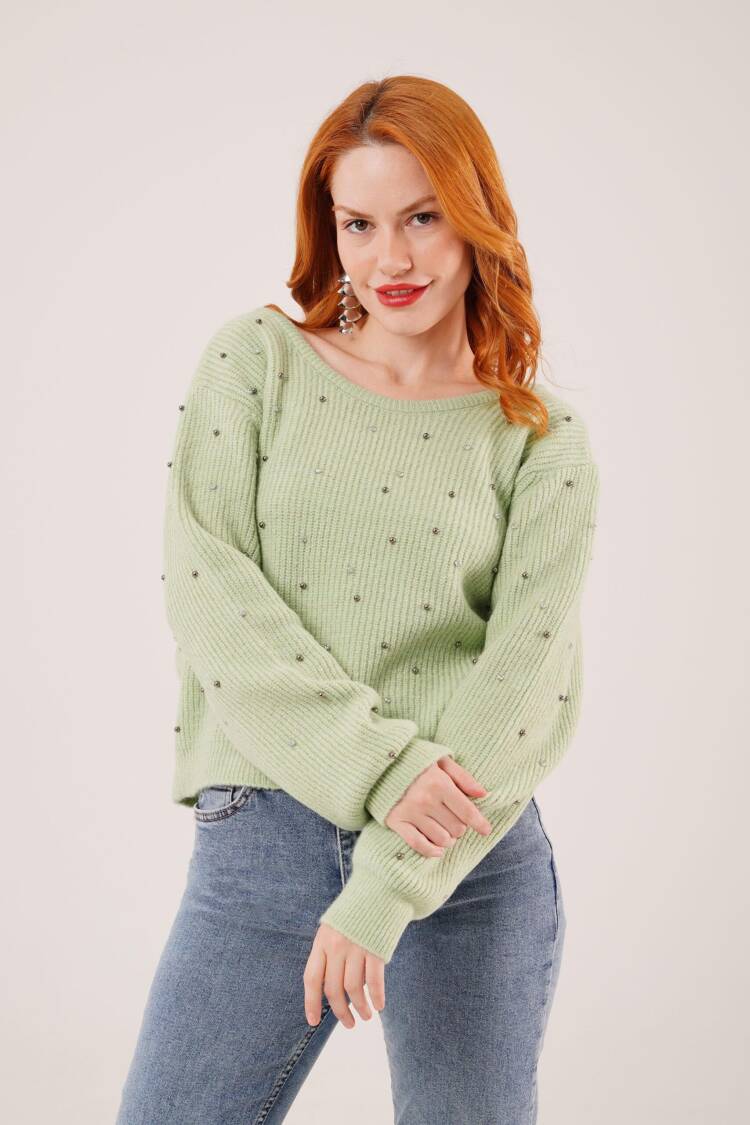 Sweater With Sequined DetailRegular Fit