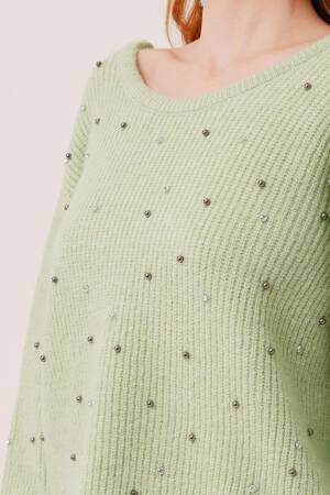 Sweater With Sequined DetailRegular Fit - Brand: Lustrin - Women & Kids, Baby Clothes Wholesale - Globality Store