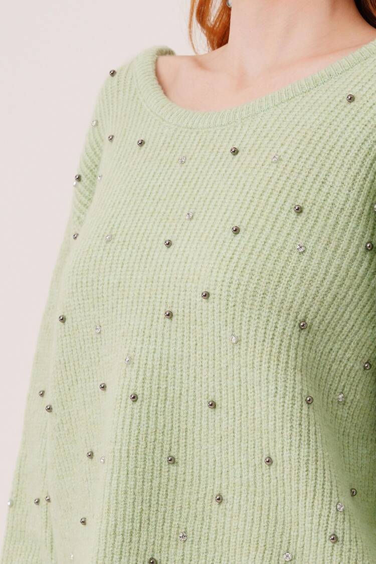 Sweater With Sequined DetailRegular Fit