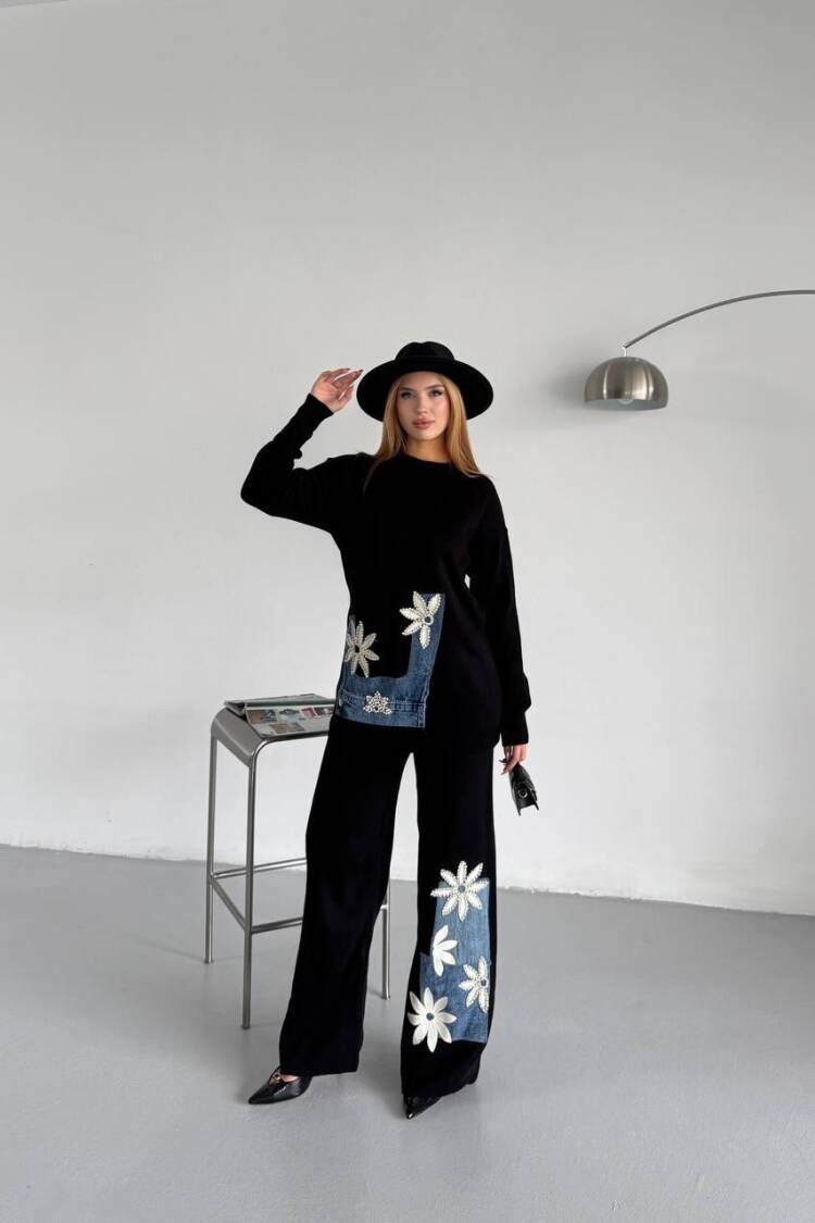 Floral Patchwork Palazzo Set