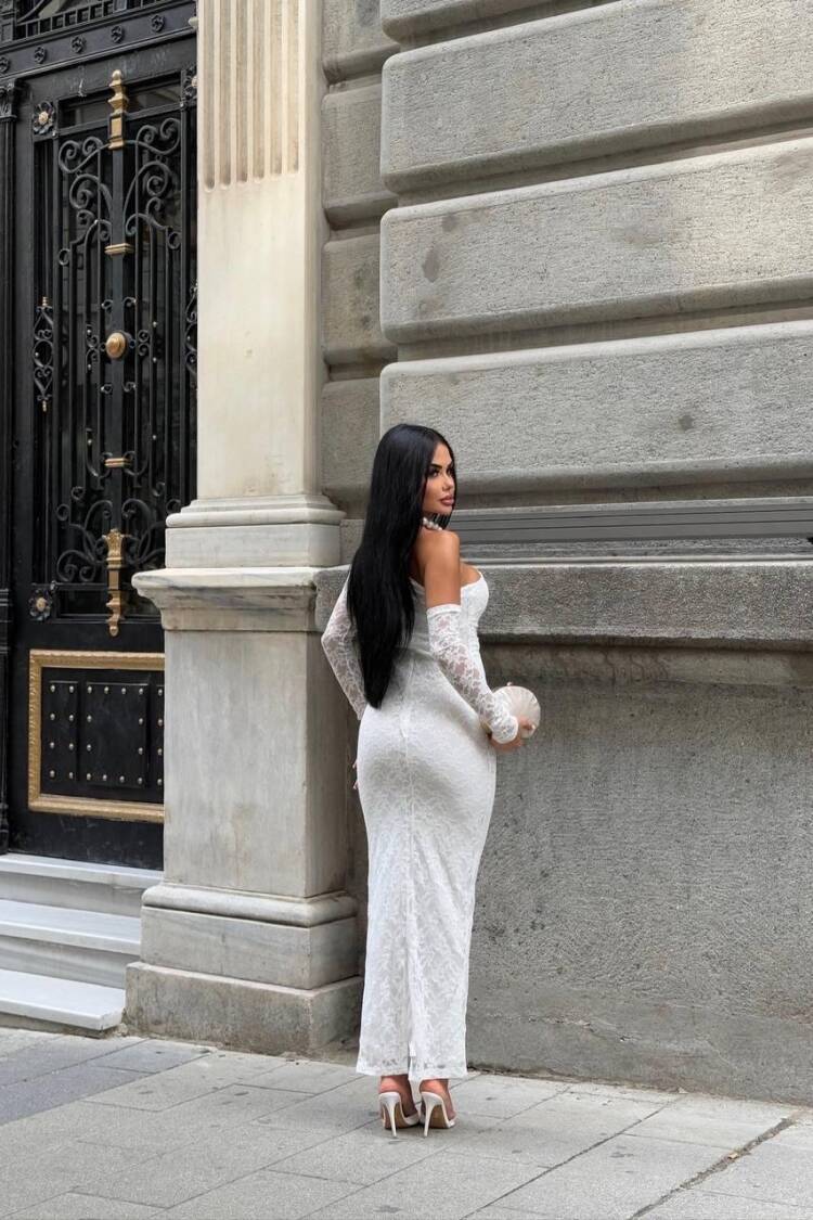 Elegant Sexy Bodycon Dress With One Shoulder Neck
