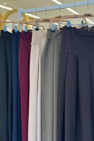 Waistband Detailed Pleated Slippery Pants - Brand: Sobe Istanbul - Women & Kids, Baby Clothes Wholesale - Globality Store