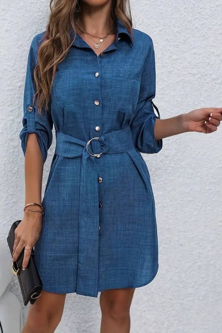 Casual Elegant Formal Shirt Dress