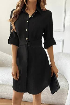 Casual Formal Elegant Shirt Dress Mini - Brand: Janes - Women & Kids, Baby Clothes Wholesale - Globality Store