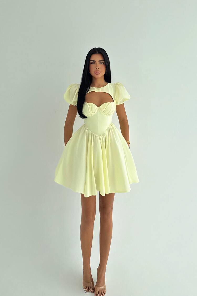 Cute Elegant Mini Fit And Flare Dress