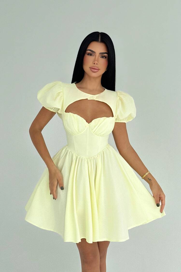 Cute Elegant Mini Fit And Flare Dress - Brand: EYYO ATELIER - Women & Kids, Baby Clothes Wholesale - Globality Store