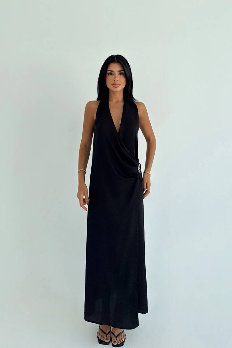Sexy Elegant Formal Wrap Maxi Dress