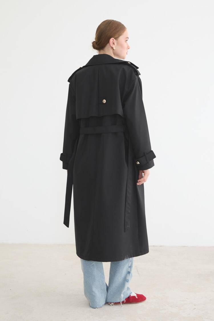 Trenchcoat Double-Breasted Elegant Formal