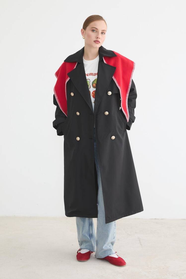 Trenchcoat Double-Breasted Elegant Formal - Brand: Levure - Women & Kids, Baby Clothes Wholesale - Globality Store