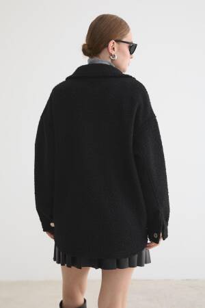 Oversized Shacket Coat With Flap Pockets - Brand: Levure - Women & Kids, Baby Clothes Wholesale - Globality Store