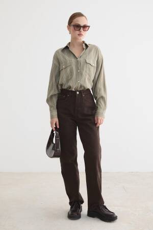 Striped Oversized Fit Shirt - Brand: Levure - Women & Kids, Baby Clothes Wholesale - Globality Store