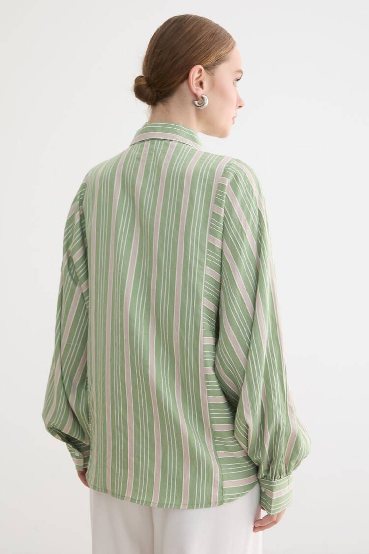 Green Casual Elegant Vintage Shirt