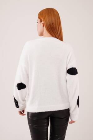 Oversized Fit Sweater With Animal Print - Brand: Lustrin - Women & Kids, Baby Clothes Wholesale - Globality Store