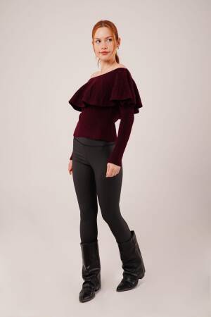 Sweater With Off Shoulder Neck - Brand: Lustrin - Women & Kids, Baby Clothes Wholesale - Globality Store