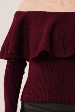 Sweater With Off Shoulder Neck - Brand: Lustrin - Women & Kids, Baby Clothes Wholesale - Globality Store