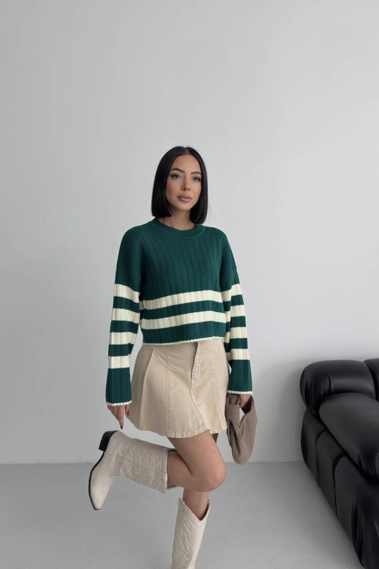 Green Casual Western Sweater - Brand: My Fashion - Women & Kids, Baby Clothes Wholesale - Globality Store