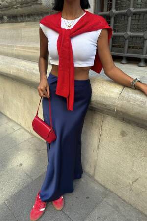 Casual Sport Sexy Elegant Maxi Slip Skirt High Waist - Brand: Sobe Istanbul - Women & Kids, Baby Clothes Wholesale - Globality Store
