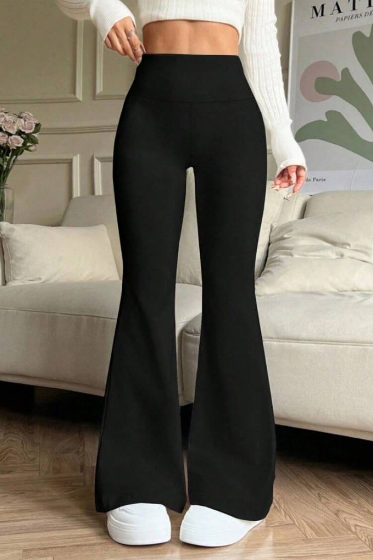 Bootcut High Waist Flare Leg Pants