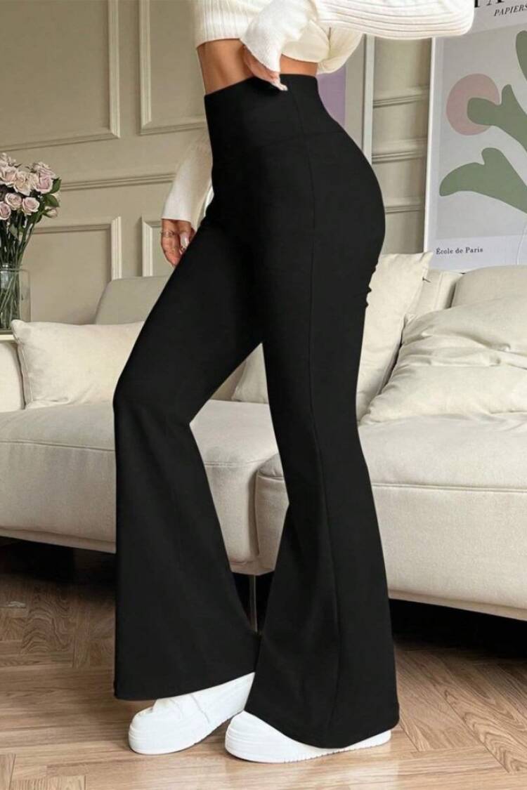 Bootcut High Waist Flare Leg Pants