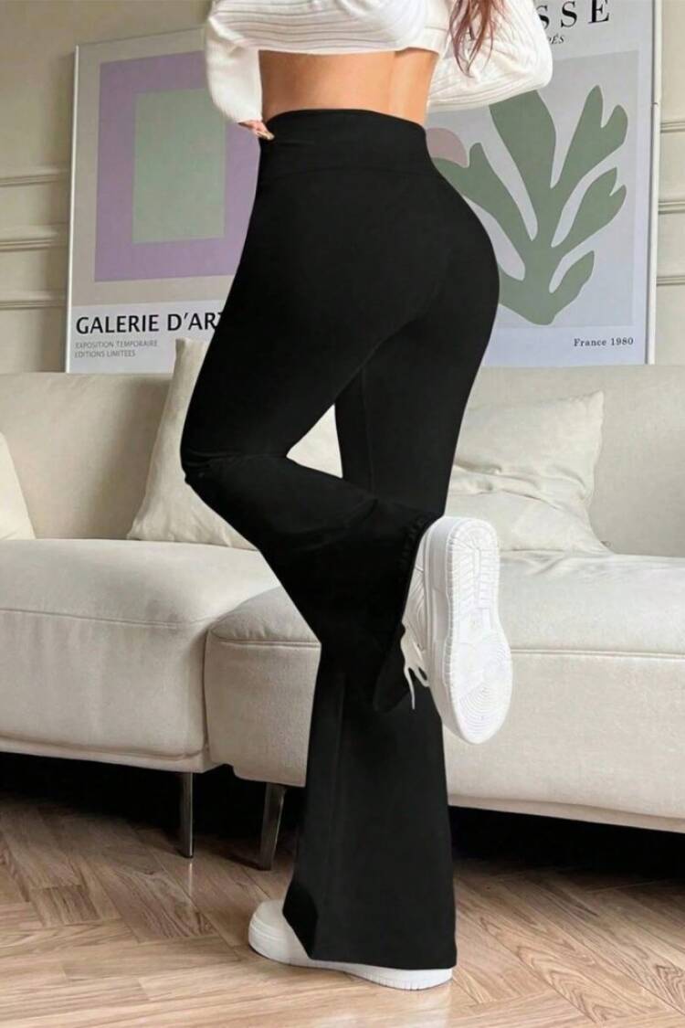 Bootcut High Waist Flare Leg Pants