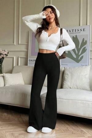 Bootcut High Waist Flare Leg Pants - Brand: Janes - Women & Kids, Baby Clothes Wholesale - Globality Store