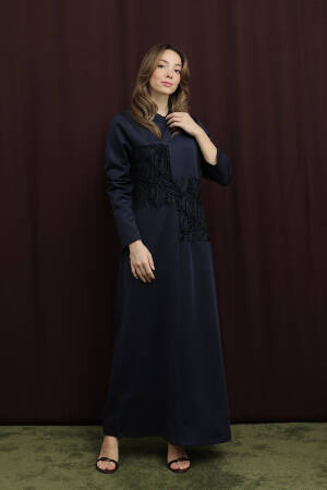 NavyModest Elegant Formal Dress - Brand: Puane - Women & Kids, Baby Clothes Wholesale - Globality Store