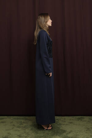 NavyModest Elegant Formal Dress - Brand: Puane - Women & Kids, Baby Clothes Wholesale - Globality Store