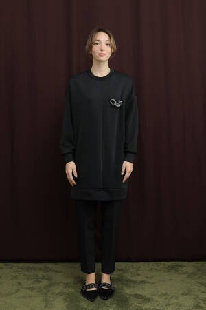 Oversized Fit Tunic With Long Sleeves - Brand: Puane - Women & Kids, Baby Clothes Wholesale - Globality Store