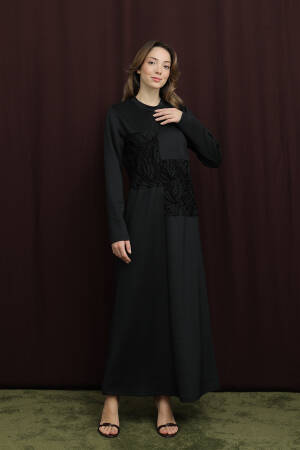 Elegant A-Line Dress With Long Sleeves - Brand: Puane - Women & Kids, Baby Clothes Wholesale - Globality Store