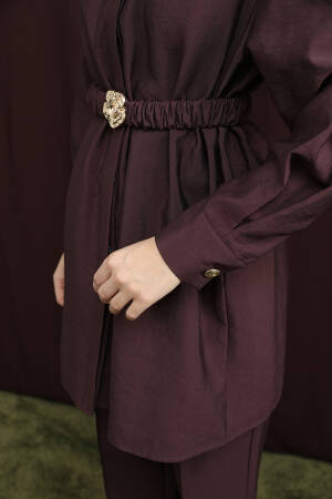 Claret Red Modest Elegant Formal Set - Brand: Puane - Women & Kids, Baby Clothes Wholesale - Globality Store