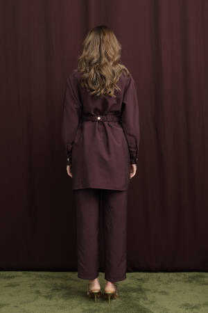 Claret Red Modest Elegant Formal Set - Brand: Puane - Women & Kids, Baby Clothes Wholesale - Globality Store