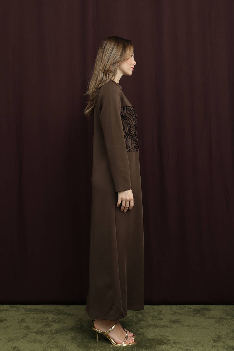 Elegant Floor Length A-Line Dress