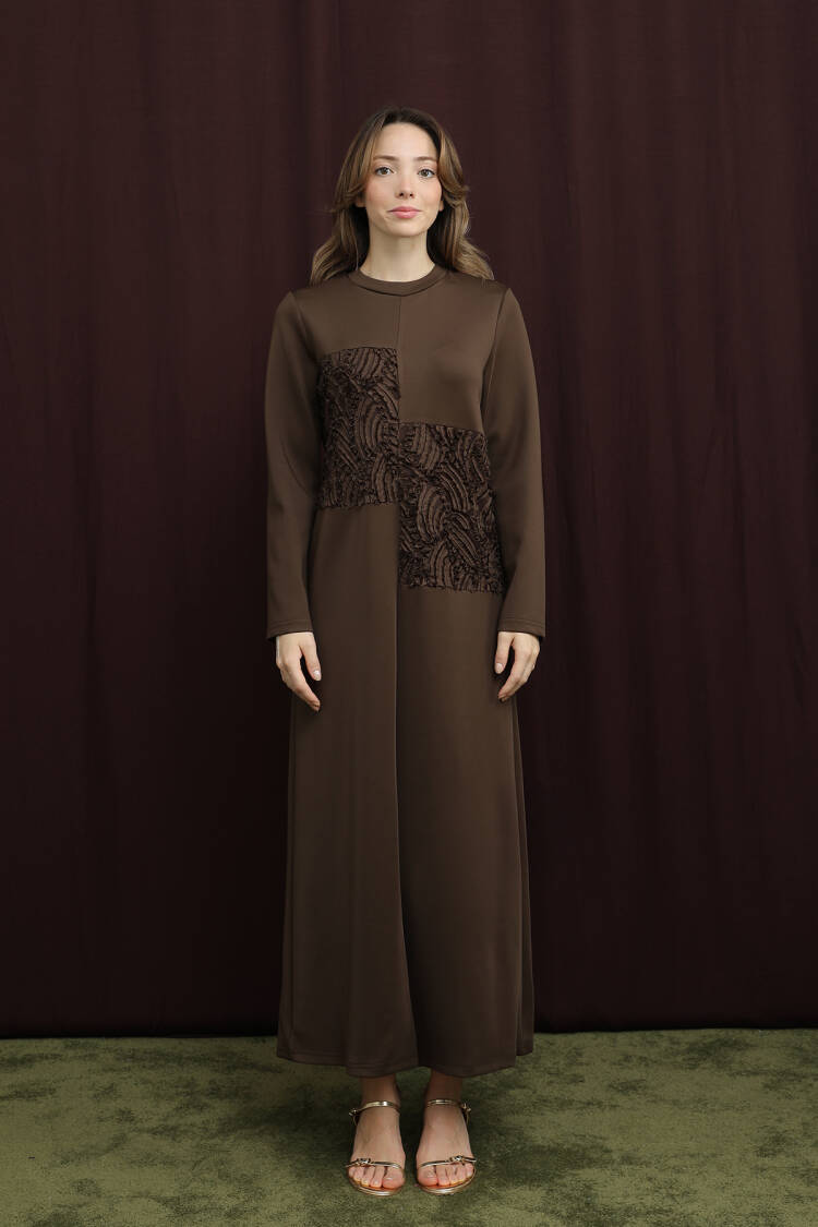 Elegant Floor Length A-Line Dress