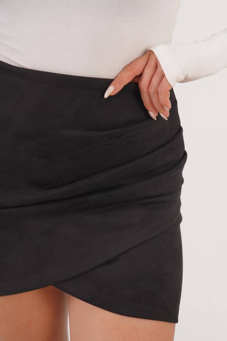 Sexy Casual Elegant Streetwear Wrap Mini Skirt