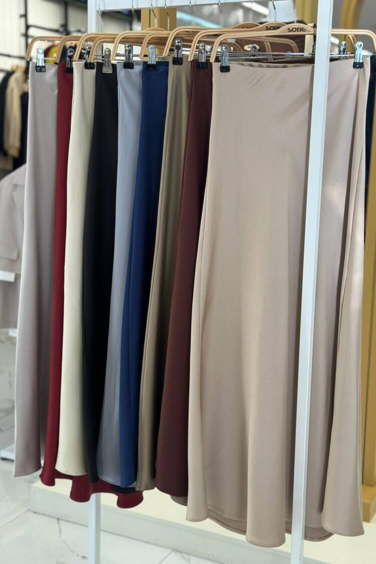 Casual Sport Sexy Elegant Maxi Slip Skirt High Waist
