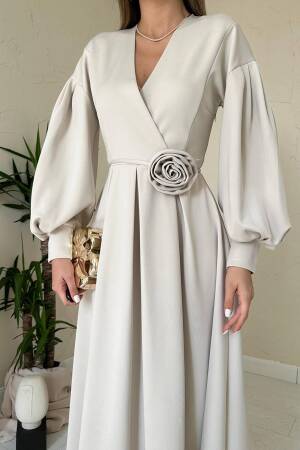 Elegant Modest Formal Wrap Dress - Brand: Elisa - Women & Kids, Baby Clothes Wholesale - Globality Store